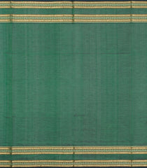 Green Handloom Silk Cotton Saree With Buttas-SC4325