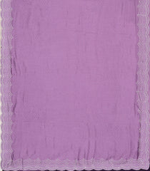Lavender Woven Synthetic Vichitra Saree With Stone Work -BL5425