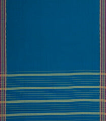 Sky Blue Woven Chirala Cotton Saree With Narayanapet Border-CR1454