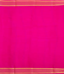 Orange Woven Mysore Silk Saree With Contrast Border-MS3845