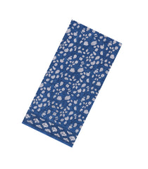 Blue Printed Jaipur Cotton Saree With Floral Motifs-JC1891