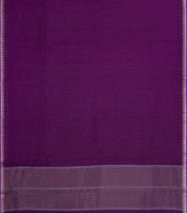 Purple Printed Synthetic Dupion Saree With Temple Border & Jhalar-SY0092