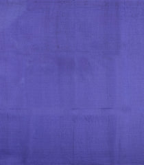 Blue Woven Tussar Silk Saree With Checks & Dotted Motifs-TU3569