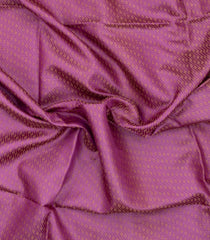 Pink Woven Tussar Silk Saree With Chevron Motifs-TU3559