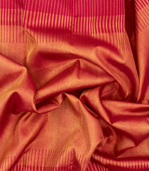 Crimson Handloom Kanchipuram Silk Saree With Combtooth Border-KA16607