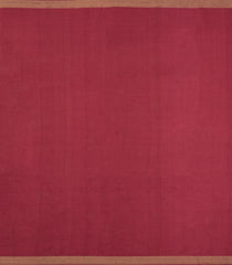 Peach Woven Tussar Silk Saree With Floral Motifs-TU3254