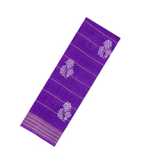Purple Printed Synthetic Dola Silk Saree With Zari Motifs & Border -SY0355