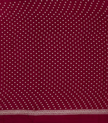 Crimson Printed Modal Silk Saree With Zari Pallu-PS0735