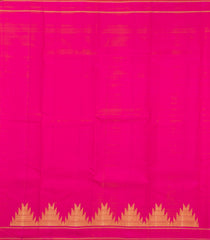 Hot Pink Handloom Kanchipuram Silk Saree With Kamalam Buttas-KA14493