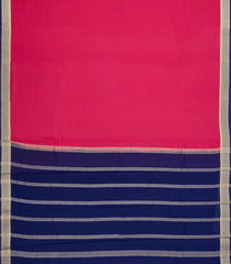 Pink Woven Mysore Silk Saree With Contrast Border-MS3730