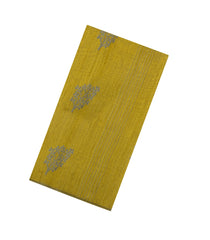 Olive Green Woven Synthetic Dupion Saree With Floral Buttas & Contrast Pallu-SY0518