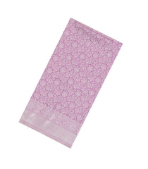 Bubblegum Pink Woven Art Dupion Saree With Floral Zari Motifs-BL5878
