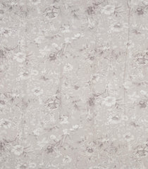 Grey Woven Pure Chiffon Silk Saree With Printed Floral Motifs-PS0604