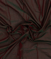 Dark Brown Woven Chirala Cotton Saree With Printed Blouse-CR1513