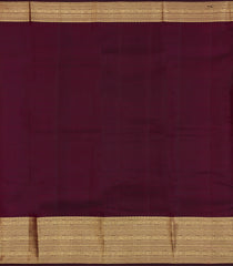 Maroon Woven Pure Silk Saree With Floral Buttas-KA15535