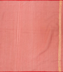 Red Handloom Organza Soft Silk Saree With Jaal Motifs-SO4106