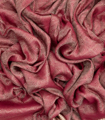 Maroon Woven Mysore Silk Saree With Jaal Motifs-MS3070