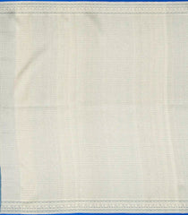 Cyan Handloom Organza Soft Silk Saree With Floral Motifs-SO4087