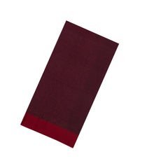 Maroon Woven Bengal Cotton Saree With Contrast Border-BG1775