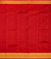 Purple Handloom Korvai Kanchipuram Silk Saree With Zari Checks-KA15322