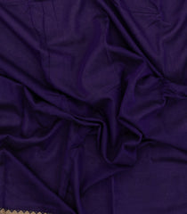Purple Woven Chirala Cotton Saree With Narayanapet Border-CR1489