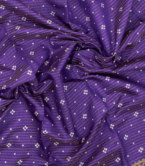 Purple Printed Synthetic Dola Silk Saree With Zari Stripes & Border-SY0390