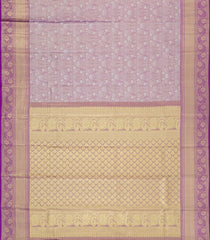 Lavender Woven Tissue Silk Saree With Floral Zari Motifs-KA15551