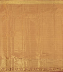 Gold Woven Tissue Silk Saree With Floral Zari Motifs-KA15562