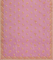 Dusty Pink Synthetic Moss Chiffon Meena Embroidery With Stone-BL5460