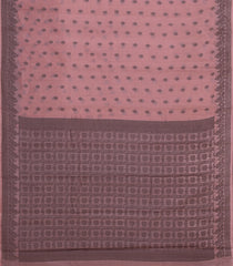 Dusty Pink Woven Tussar Silk Saree With Floral Buttas-TU3411