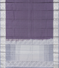 Egg Plant Handloom Soft Silk Saree With Zari Stripes-EggPlant