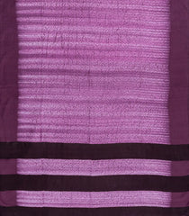 Lavender Handloom Bengal Cotton Saree With Abstract Motifs-BGG1948