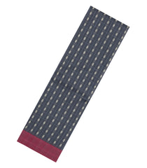 Dark Grey Woven Rasipuram Cotton Saree With Checks-RA2641