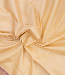 Cream Handloom Silk Cotton Saree With Contrast Zari Border-SC4637