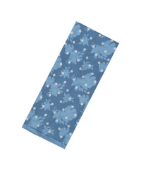 Light Blue Printed Synthetics Dola Silk Saree With Floral Motifs-BL5276