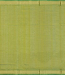 Green Handloom Silk Cotton Saree With Buttas & Zari Border-SC4601