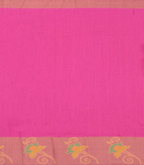 Mango Yellow Printed Art Tussar Saree With Zari Border-BL5008