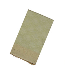 Cardamom Green Woven Pure Silk Saree With Woven & Hand Embroidered Motifs-EN1799