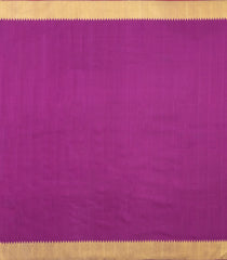 Magenta Handloom Kanchipuram Silk Saree With Meena Motifs-KA15830