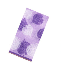 Lavender Printed Synthetic Linen Saree With Floral Motifs-SY0335