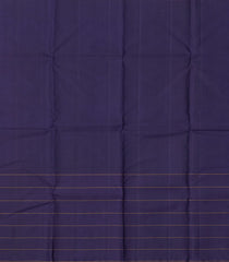 Peach Handloom Korvai Kanchipuram Silk Saree With Checks & Contrast Border-KA13366