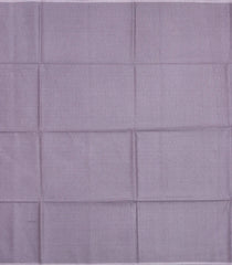 Dark Grey Woven Tussar Silk Saree With Stripes-TU3506