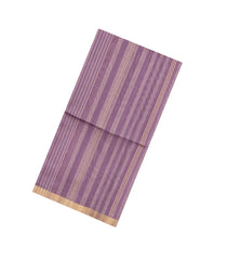 Chestnut Pink Woven Kora Soft Silk Saree With Dotted Stripes-SO4744