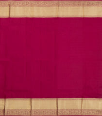 Off White Woven Kanchipuram Silk Saree With Checks-KA14975