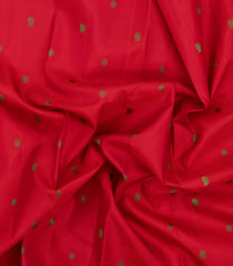 Red Handloom Kanchipuram Silk Saree With Silk Thread Butta & Border-KA16262