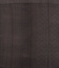 Taupe Woven Tussar Silk Saree With Printed Floral Motifs-TU3087