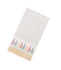 White Handloom Rajkot Patola Silk Saree With Ikat Floral Motifs-IK0476