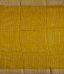 Mustard Printed Art Dola Silk Saree With Zari Checks & Border-BL5743