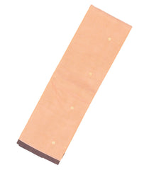 Light Peach Handloom Kanchi Cotton Saree With Floral Buttas-KC1504