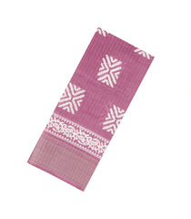 Dusty Pink Printed Synthetic Dola Silk Saree With Zari Border-BL5087